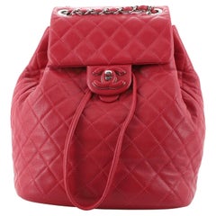 Chanel Covered CC Chain Backpack Stitched Lambskin Small