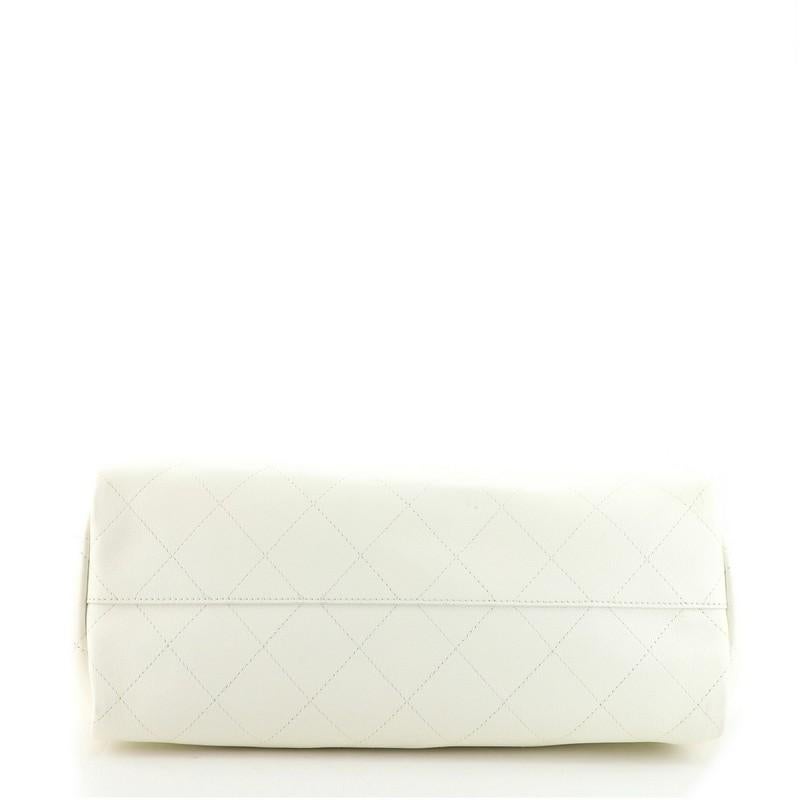Chanel Covered CC Einkaufstasche genäht Kaviar groß für Damen oder Herren