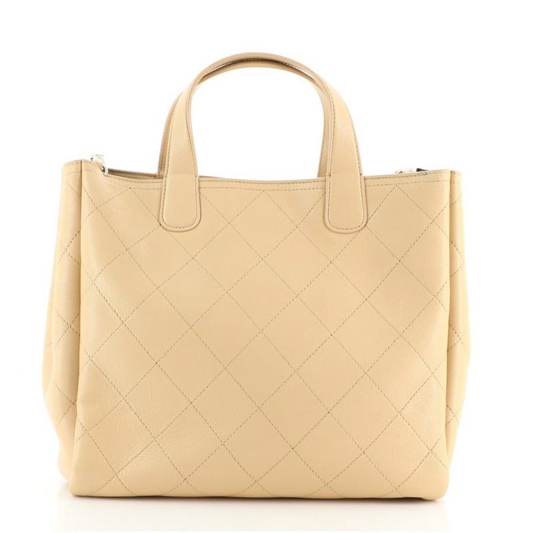 Chanel Timeless CC Expandable Tote Quilted Caviar Medium at 1stDibs