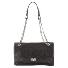 Chanel Crave Reissue Klappentasche gestepptes Kalbsleder Jumbo