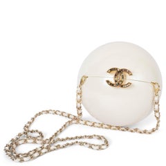 CHANEL Creme 2016 PEARL BALL MINAUDIÈRE Umhängetasche VIP Geschenk