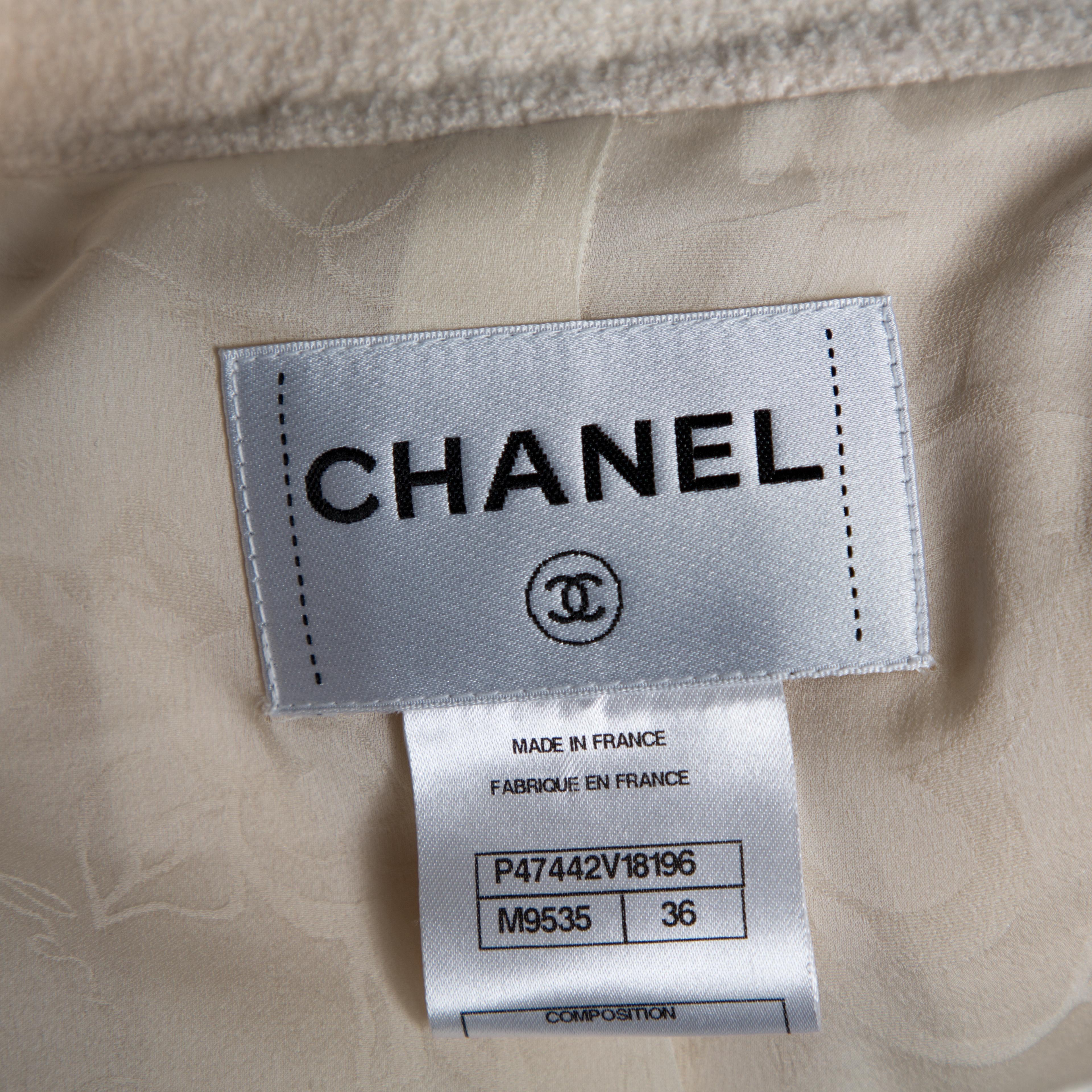 chanel cream jacket