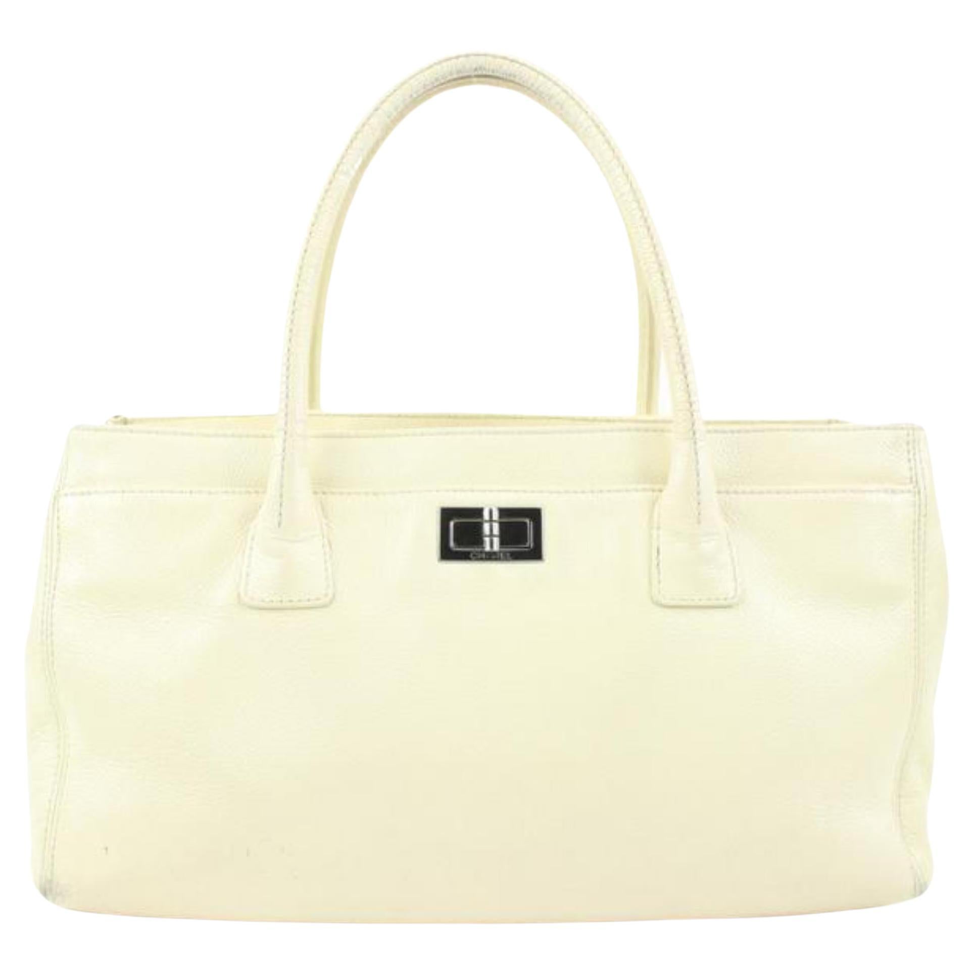 Chanel Creme Kaviar Leder Cerf Reissue Tote Bag 9ck216s