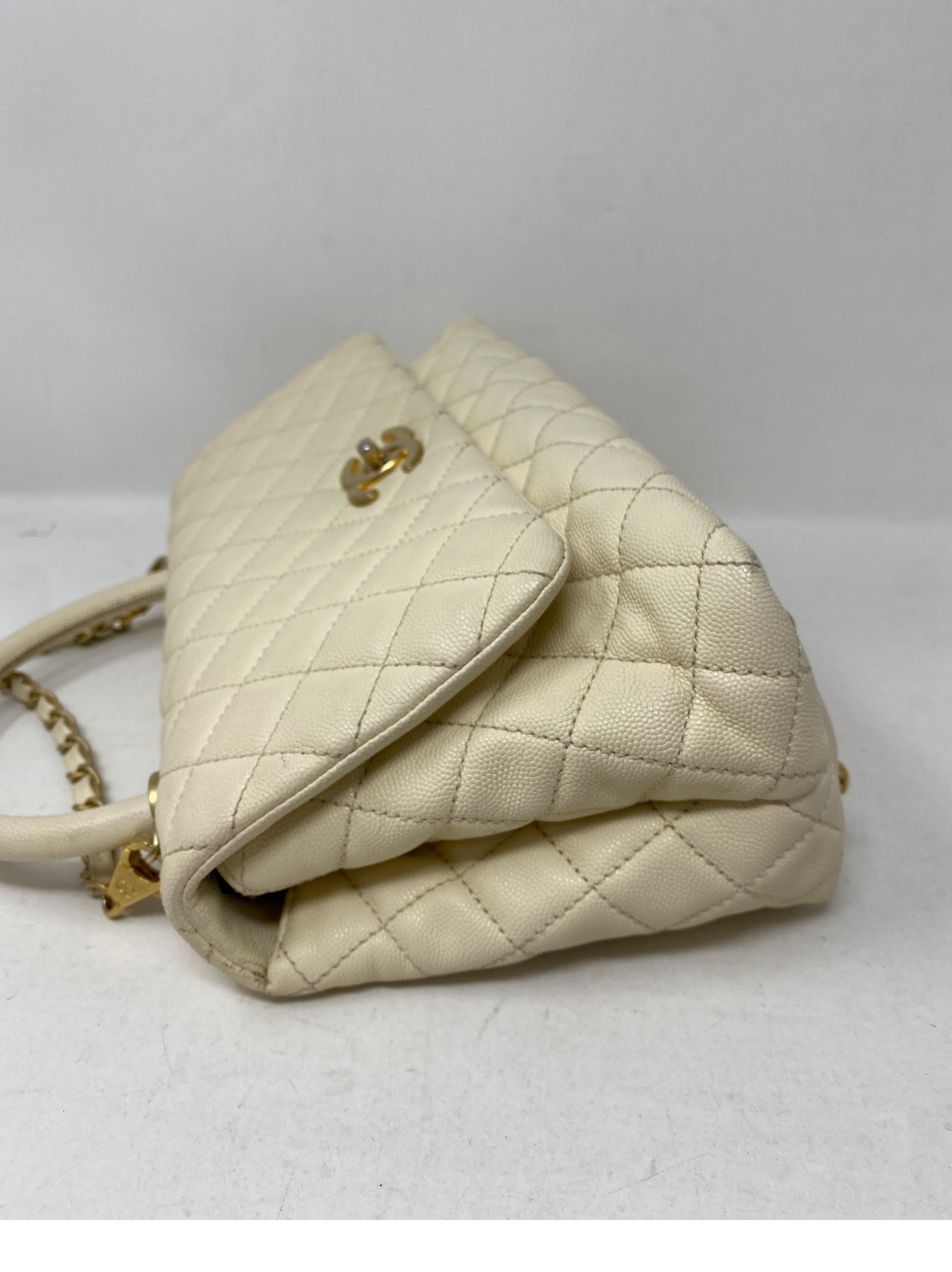 Chanel Creme Coco Henkeltasche 8
