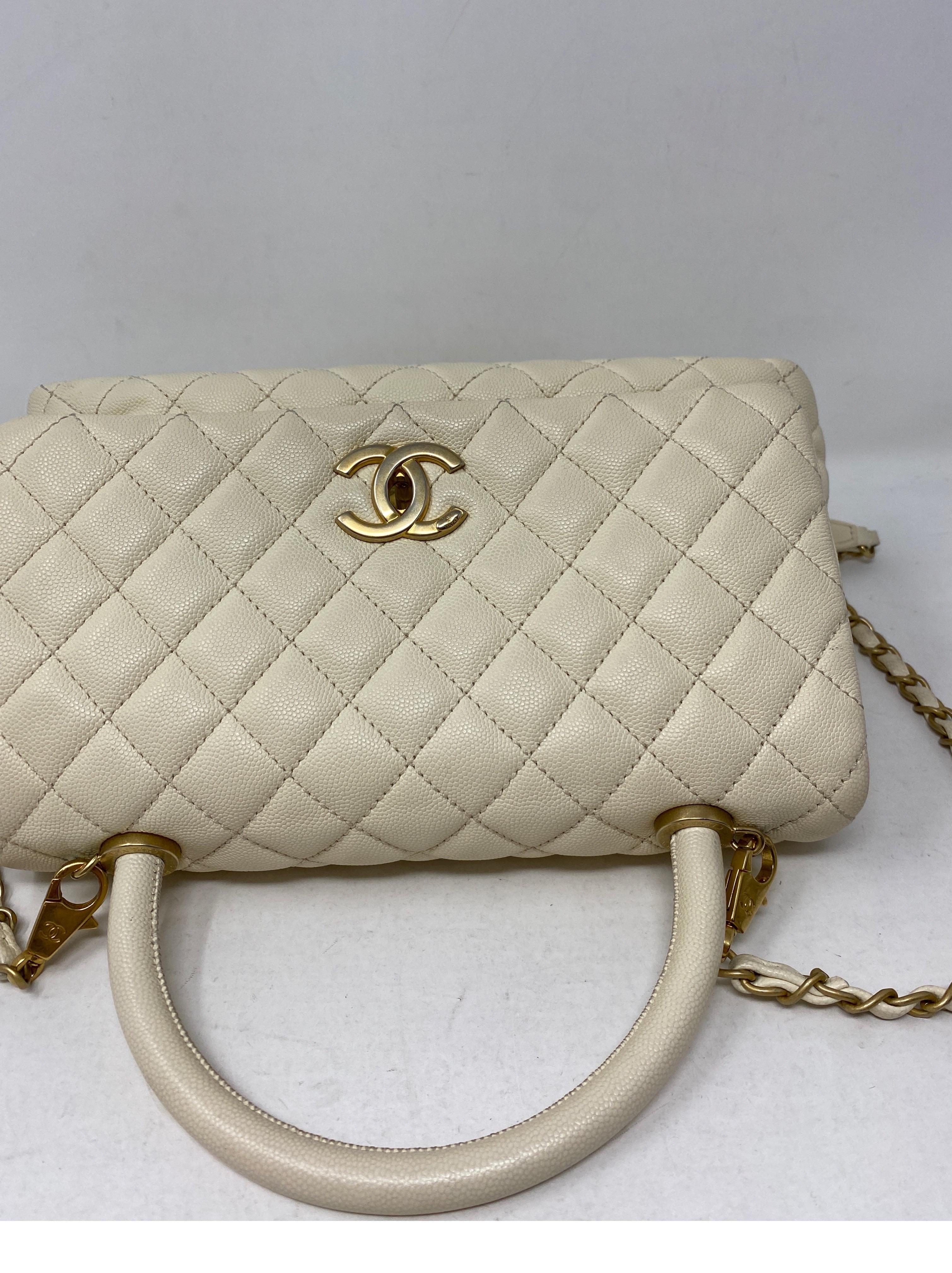 Chanel Creme Coco Henkeltasche 3