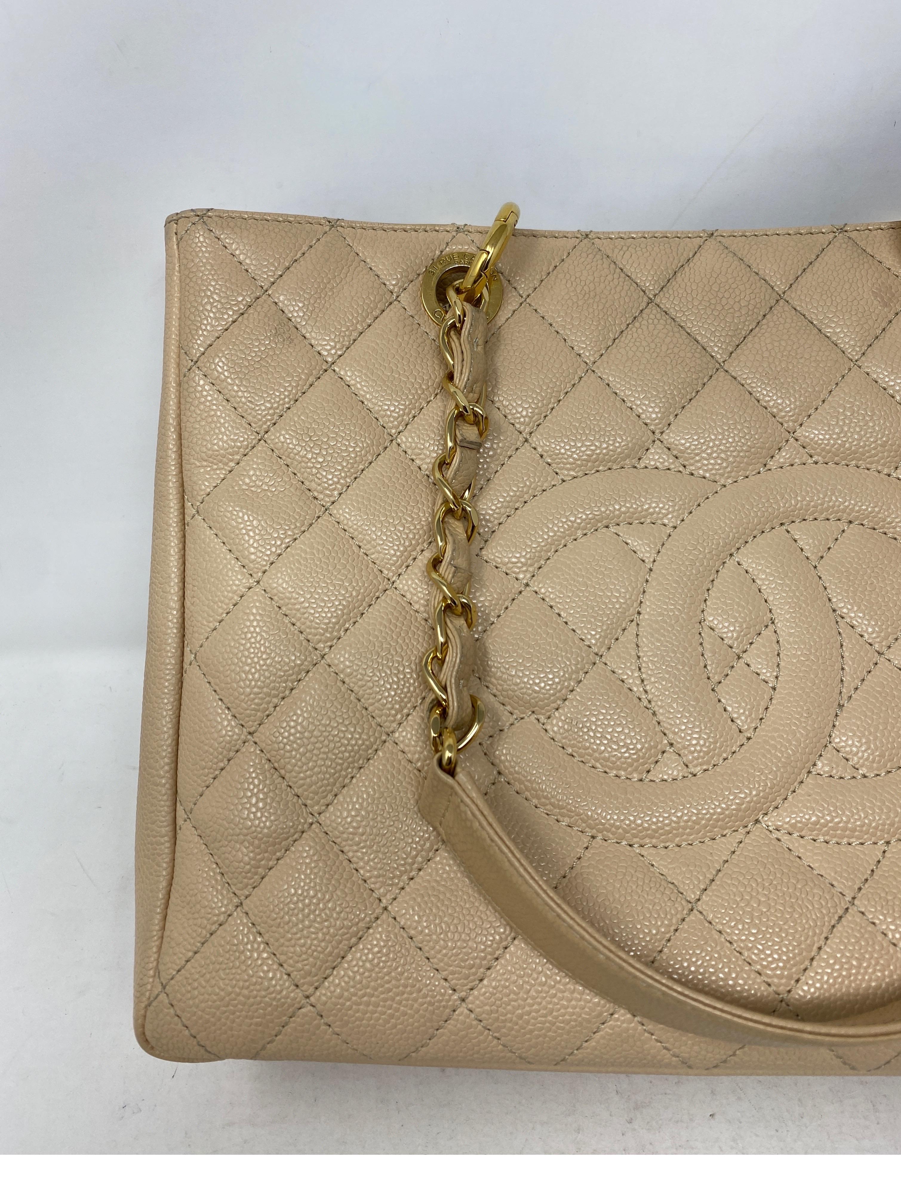 chanel tote bag cream