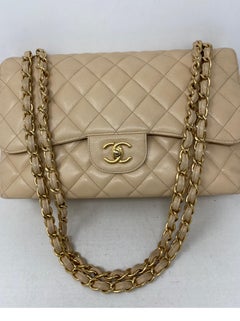 Chanel Cream Jumbo Double Flap Bag