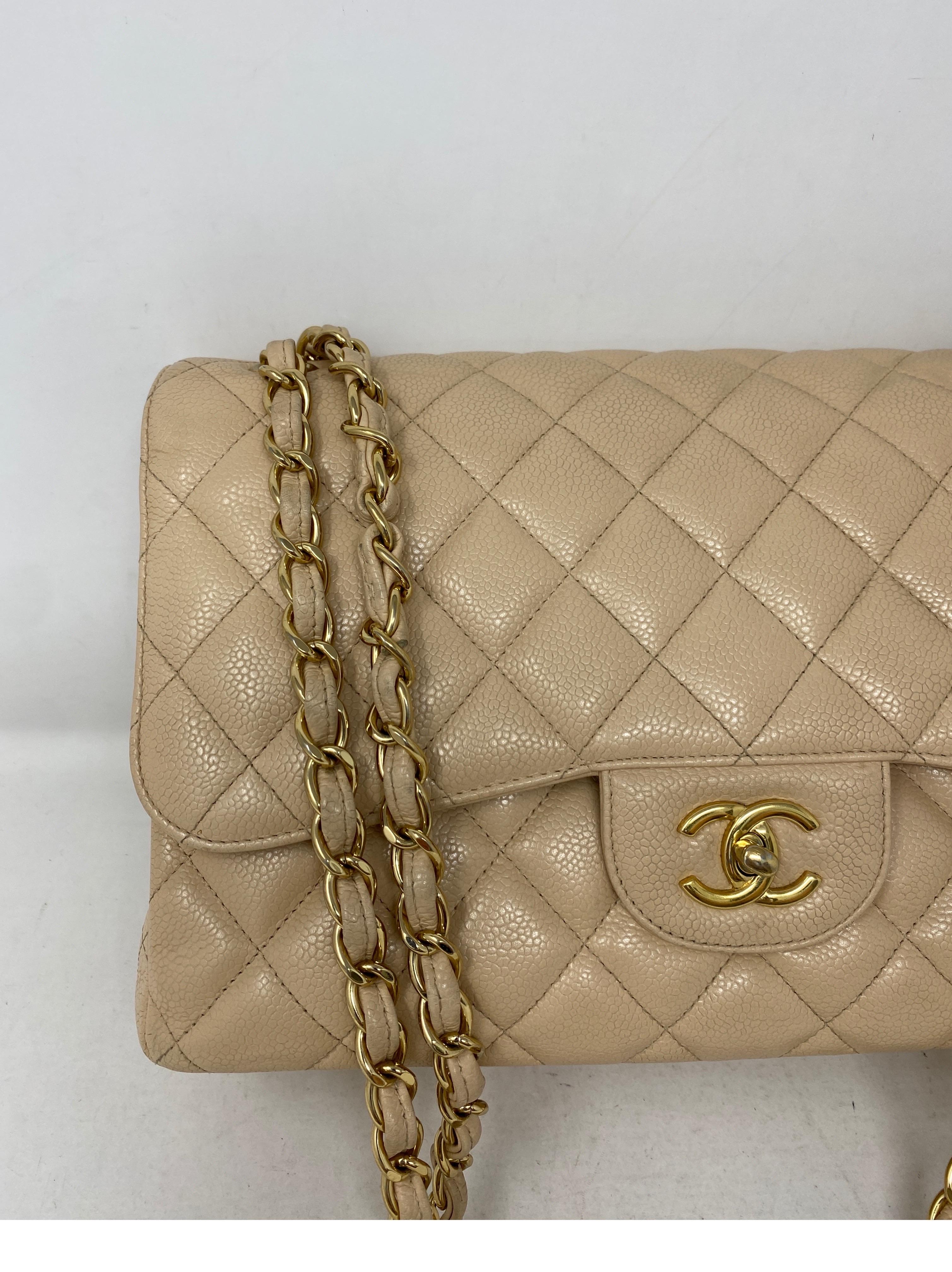 chanel cream flap bag