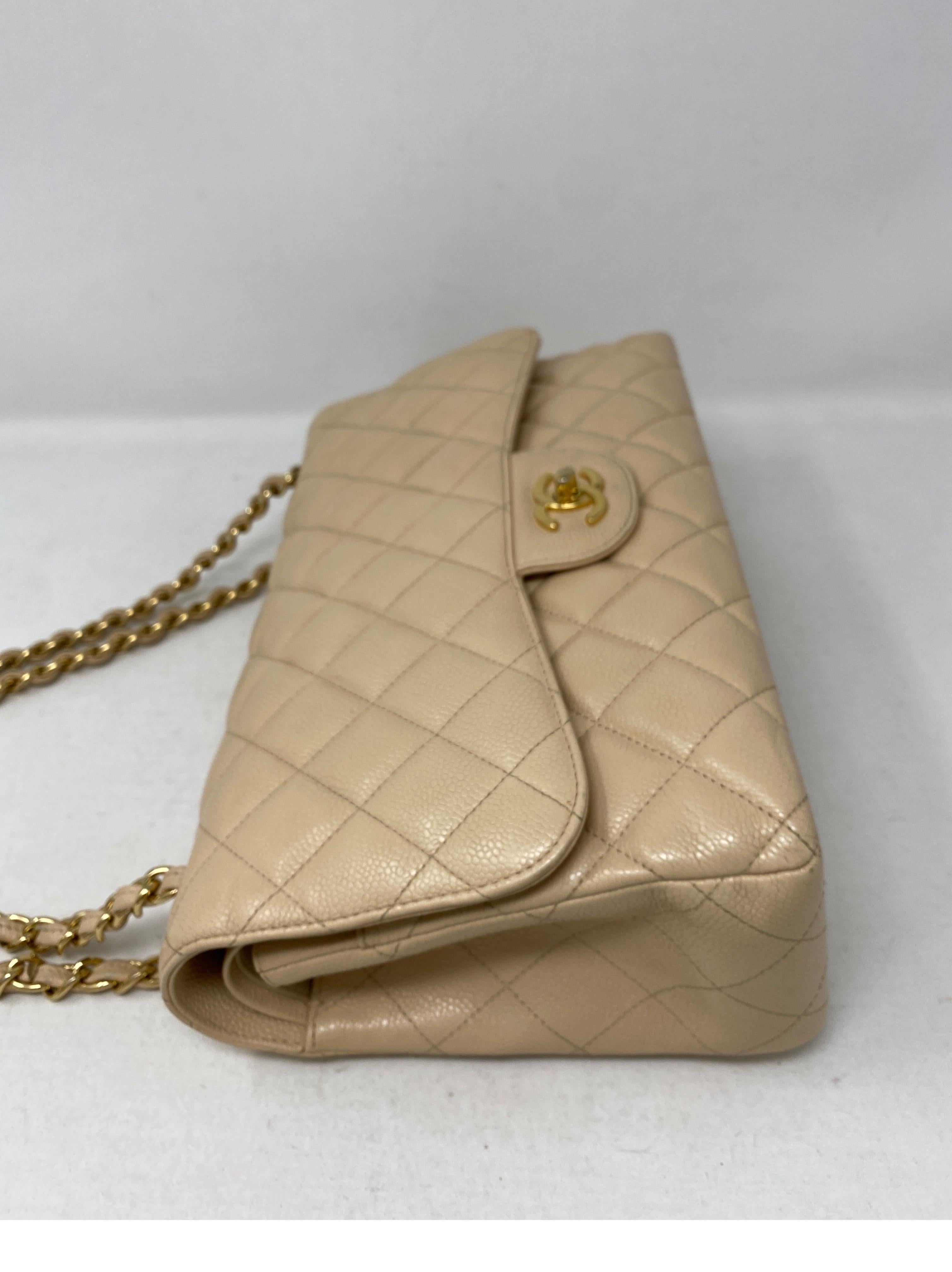 Chanel Cream Jumbo Double Flap Bag  1