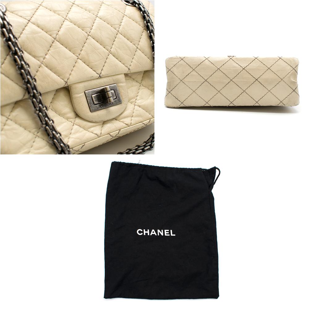 Chanel Cream Lambskin Mini Reissue 2.55 Bag 1