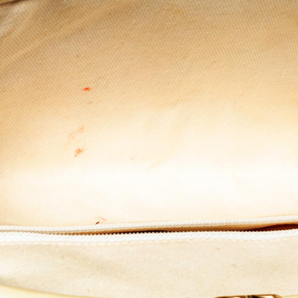 Chanel Cream Leather CC Punk Timeless Clutch 1