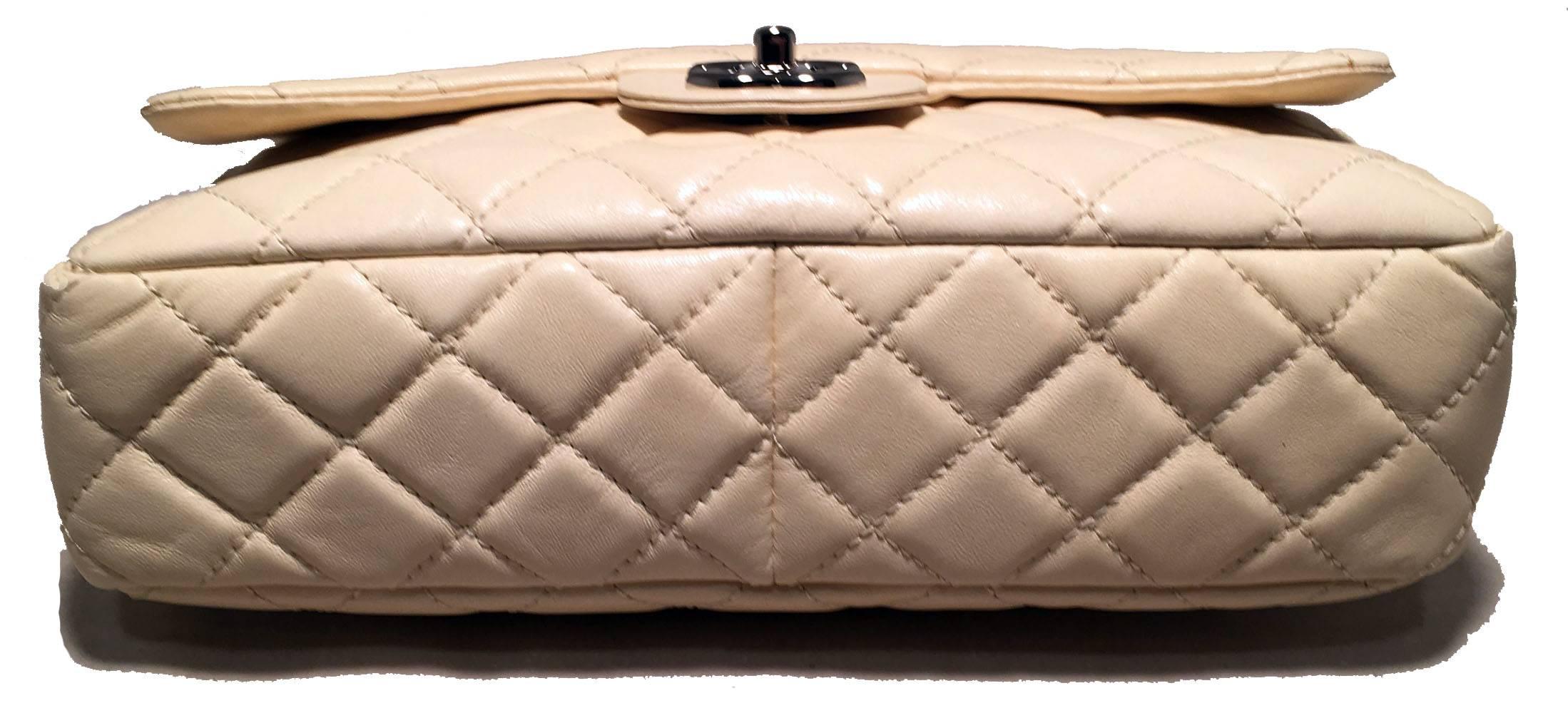 cream quilted bag