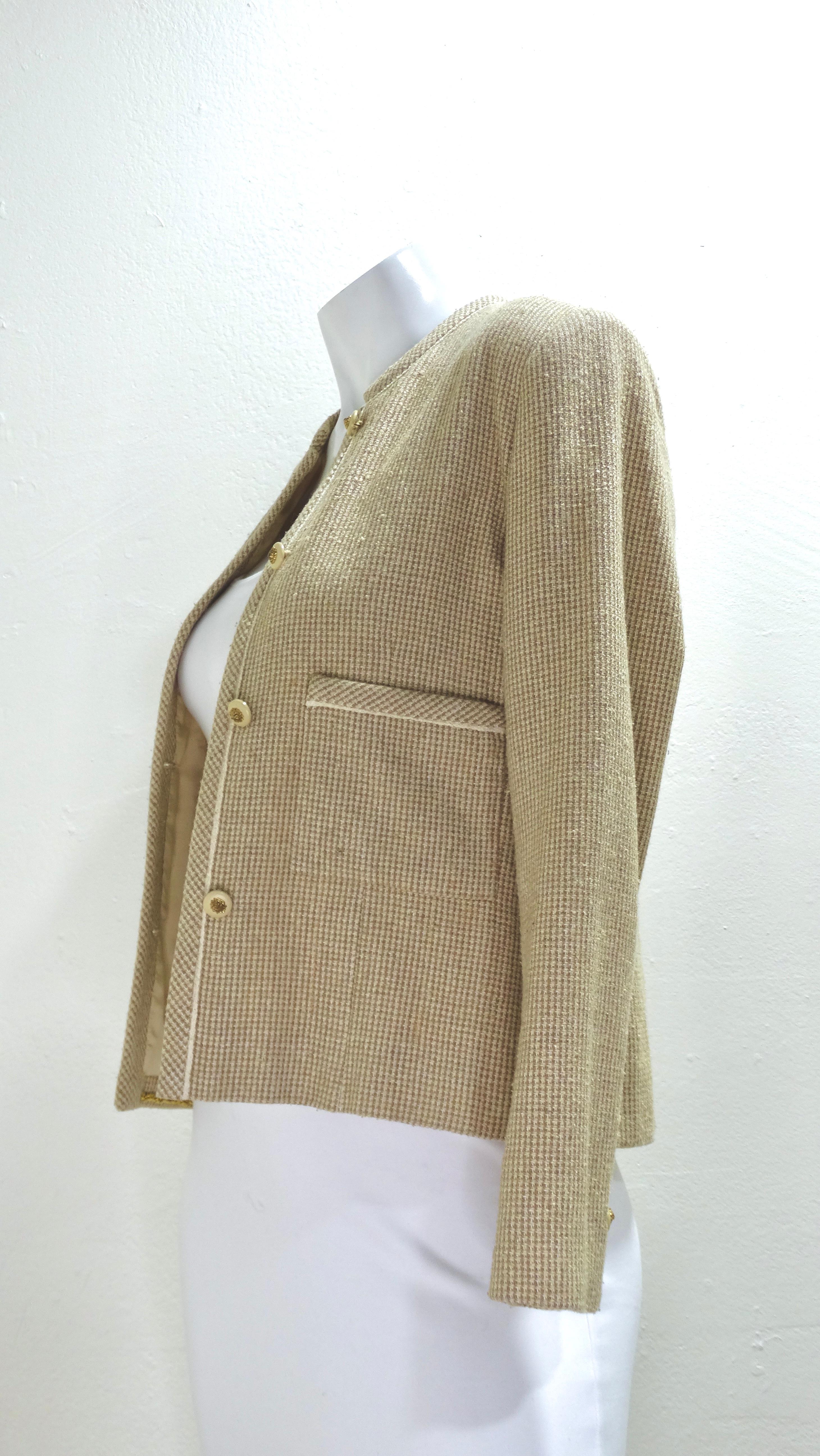 Women's Chanel Creations 1980's Tweed Jacket