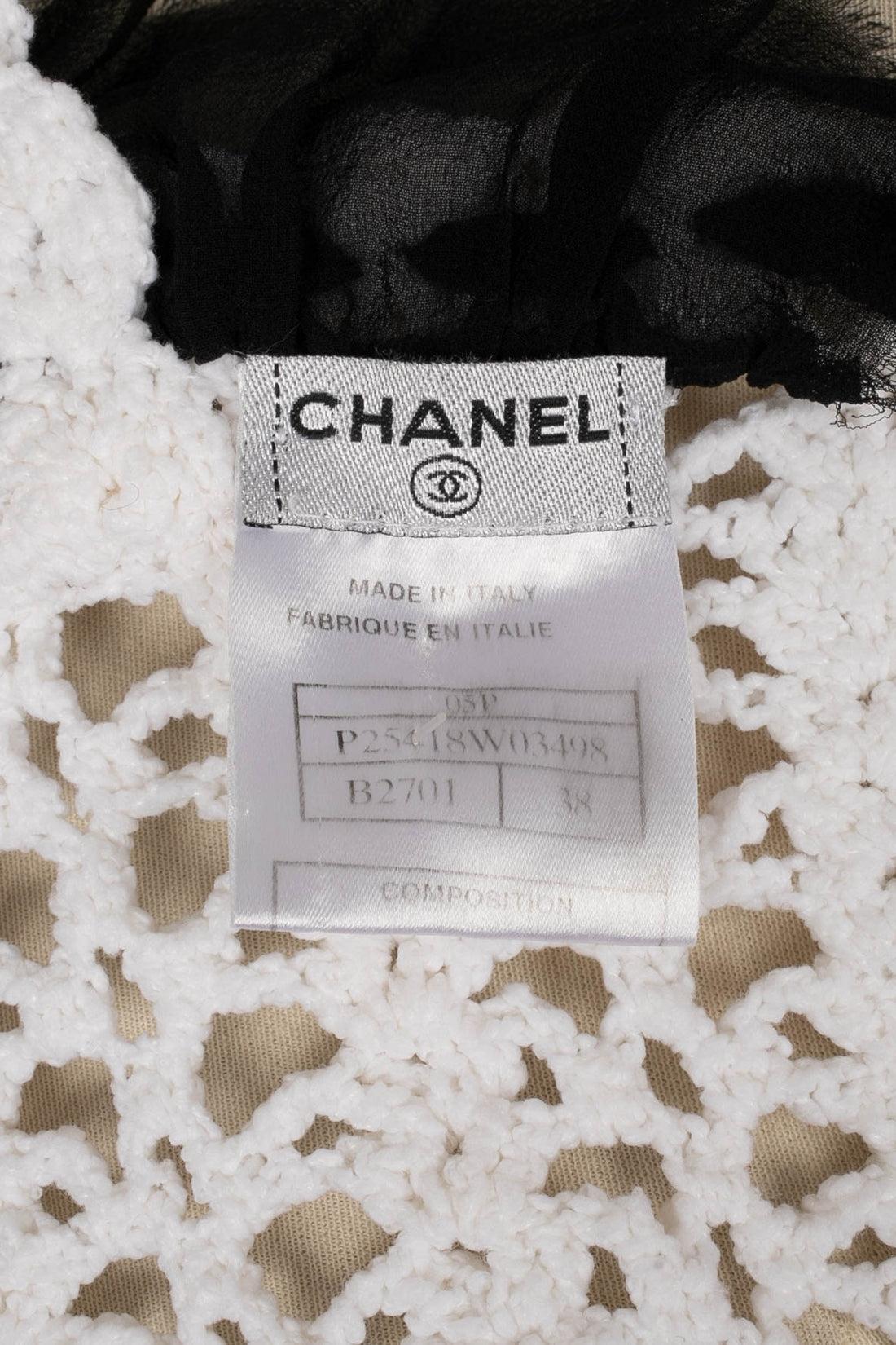 Chanel Crochet Top in White 3