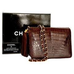 Chanel Crocodile Flap Bag 