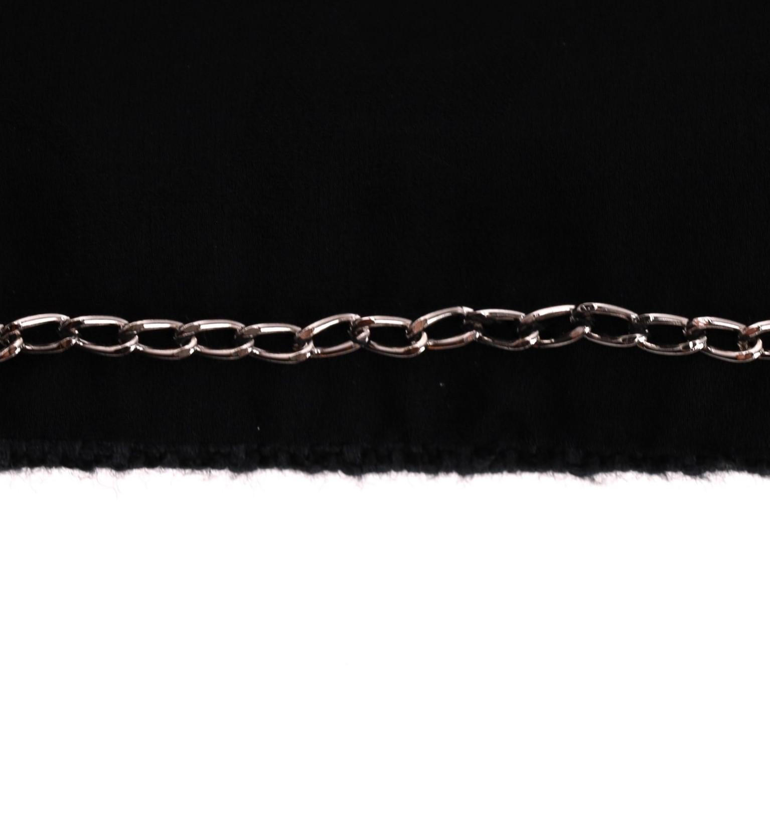 Chanel Cropped Cotton Jacket With Pearl Buttons For Sale 1