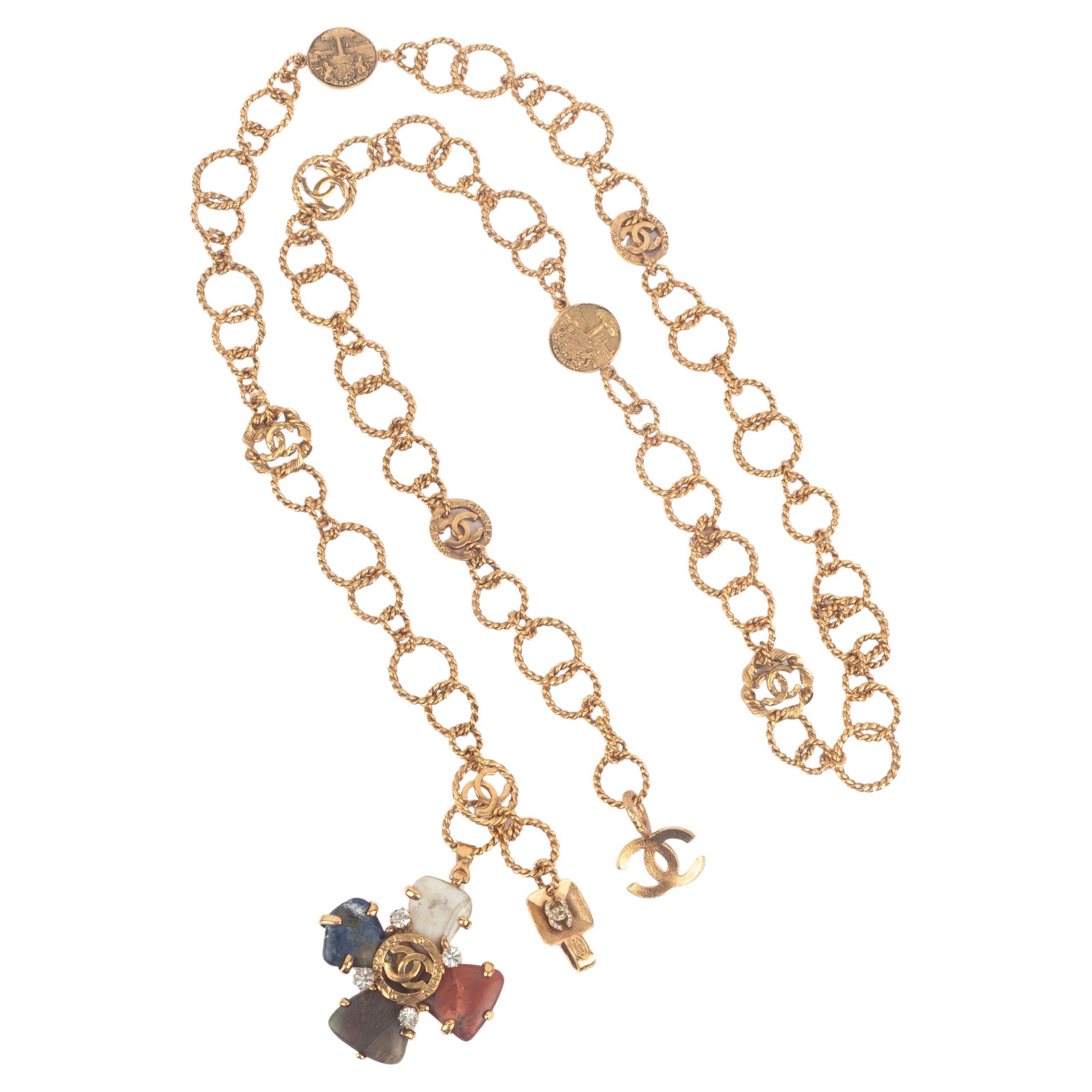 Ceinture croisée Chanel automne 2005 en vente