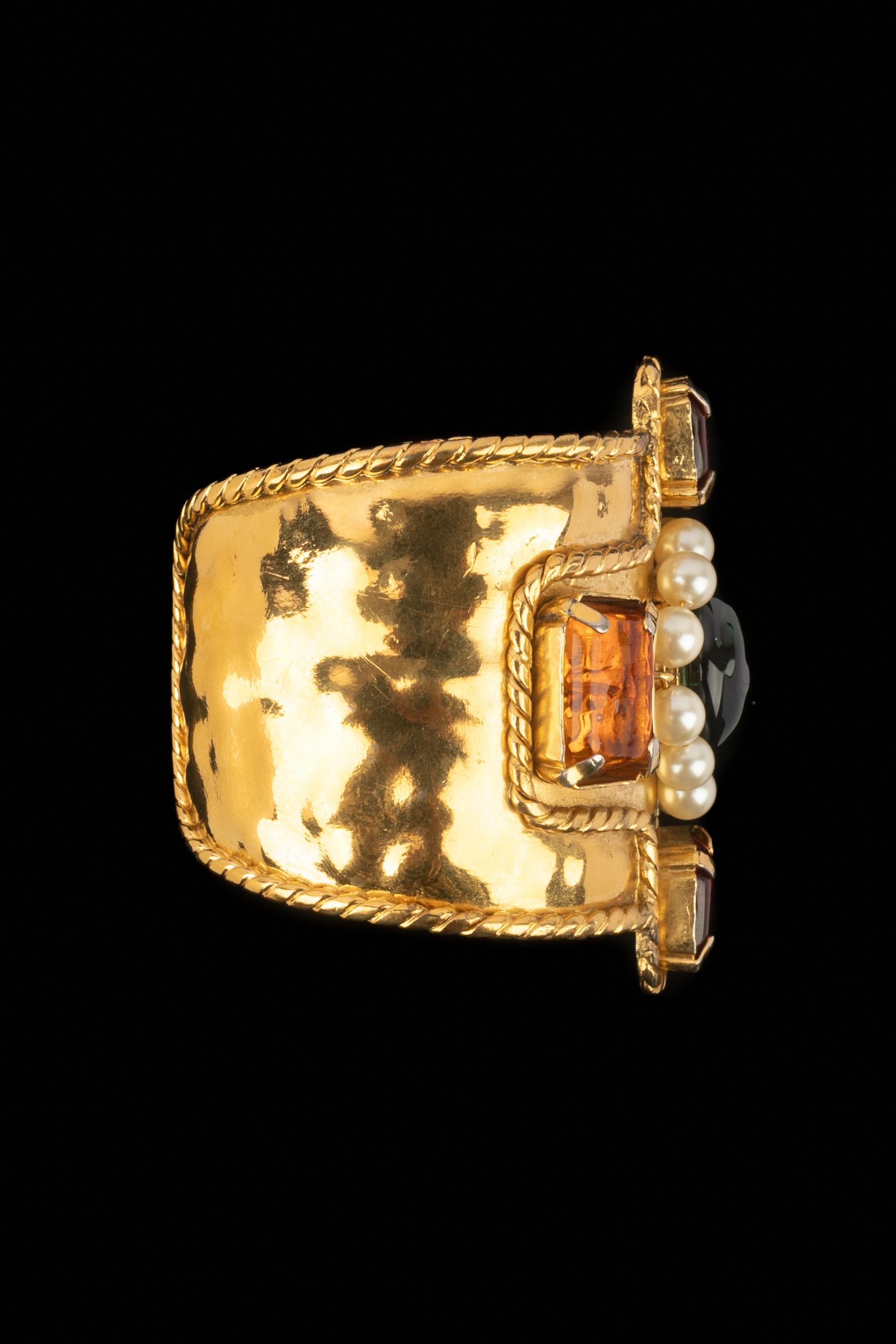 Bracelet croisé Chanel 1990 en vente 2