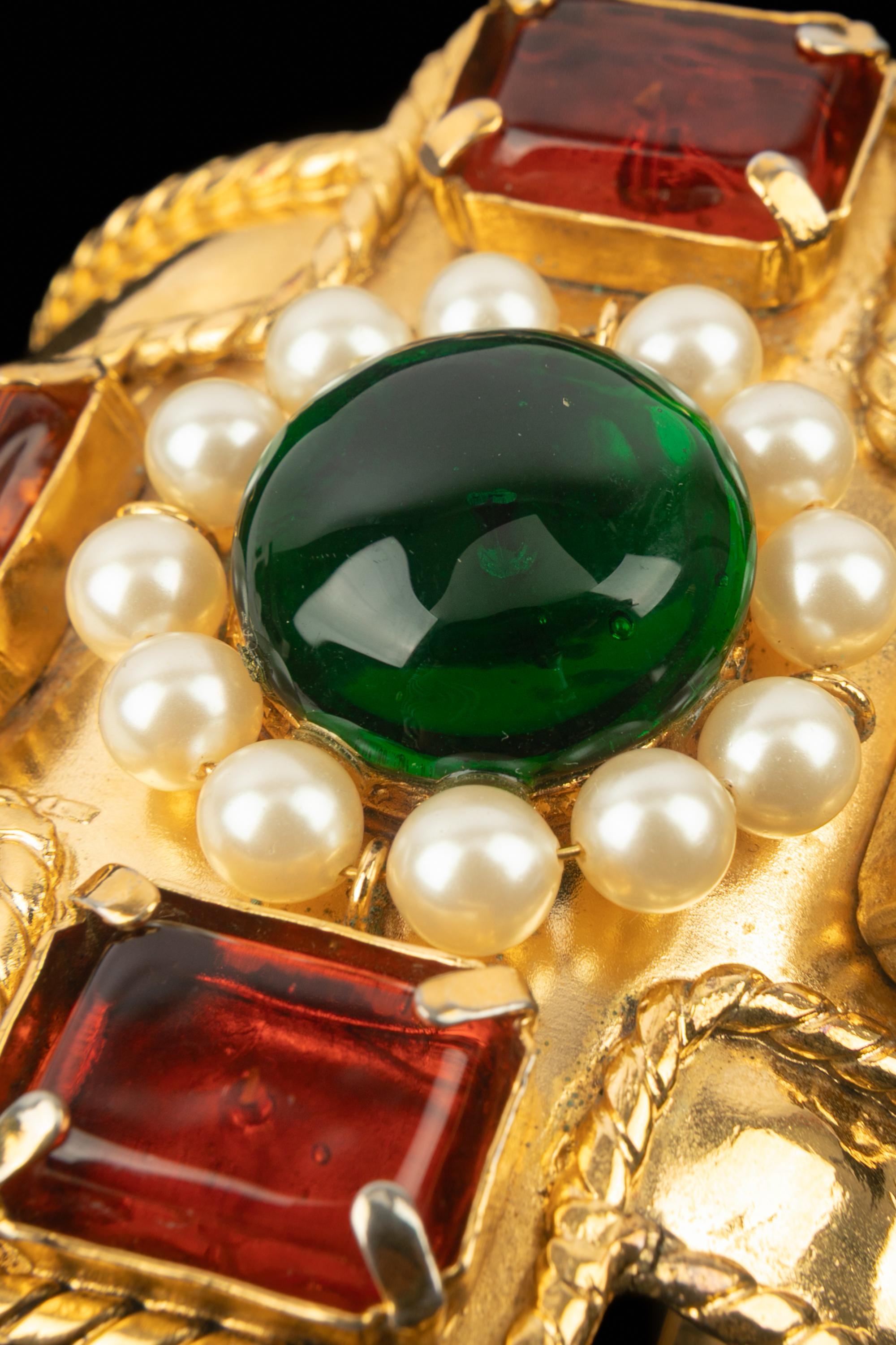 Bracelet croisé Chanel 1990 en vente 4