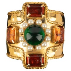 Chanel cross bracelet 1990s