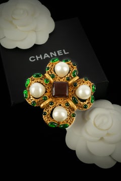 Chanel cross broch 1994