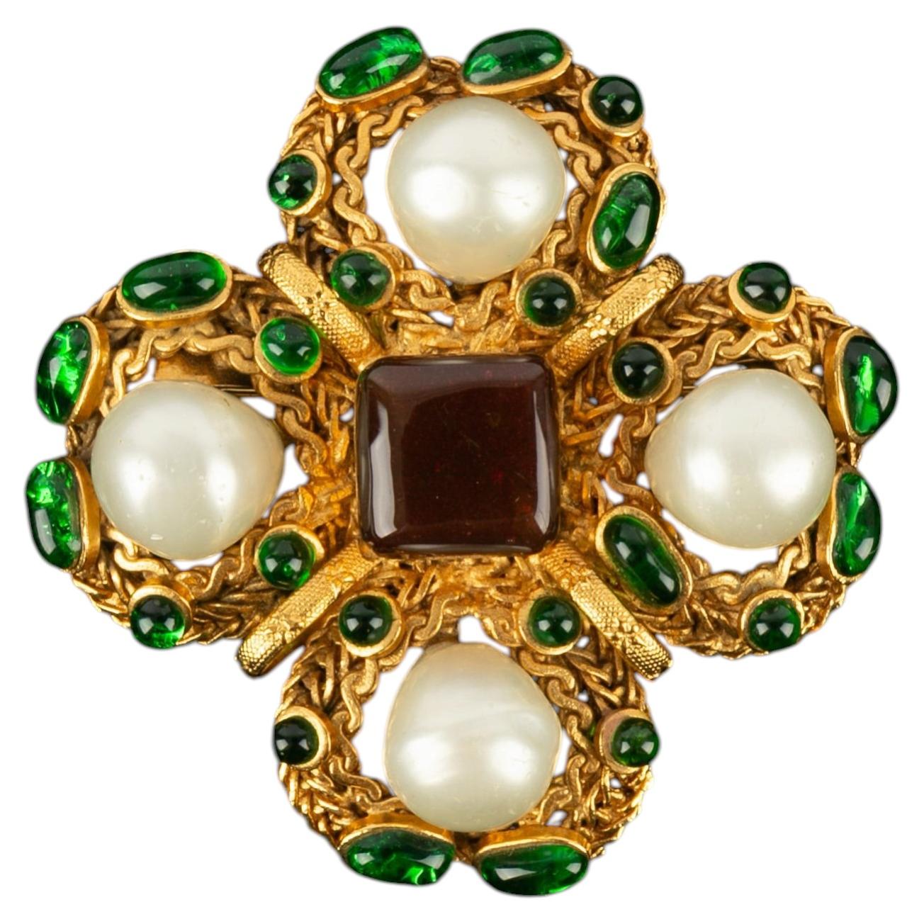 Chanel cross broch 1994