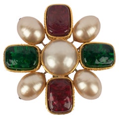 Vintage Chanel cross brooch 1990s