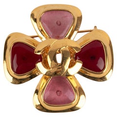 Vintage Chanel cross brooch 1997