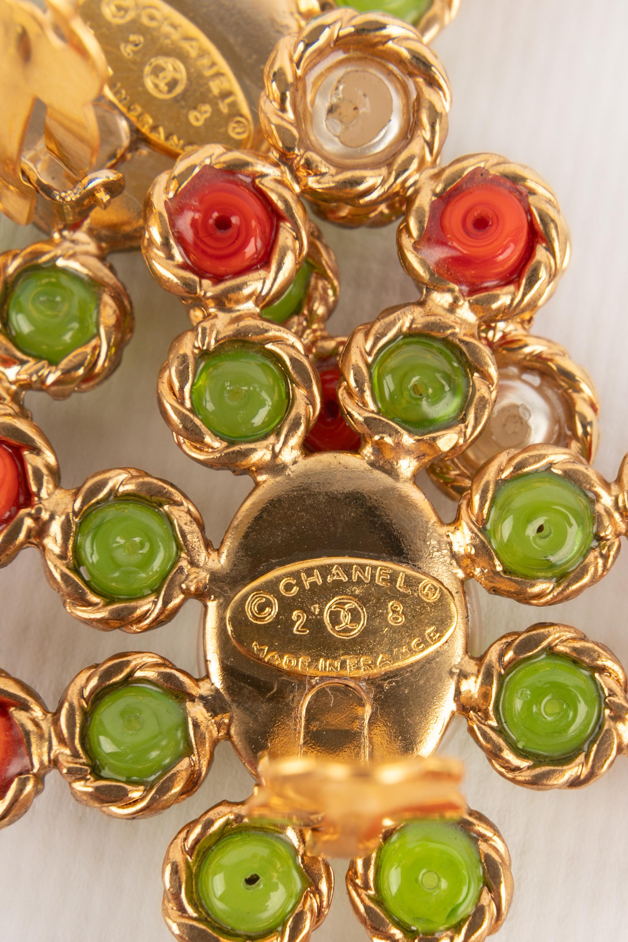 Chanel cross earrings For Sale 5