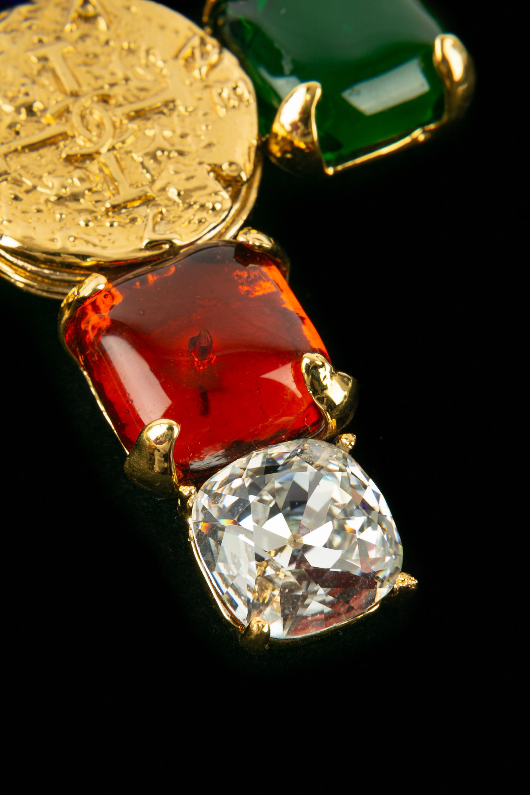 Collana Chanel con croce 1993 in vendita 2