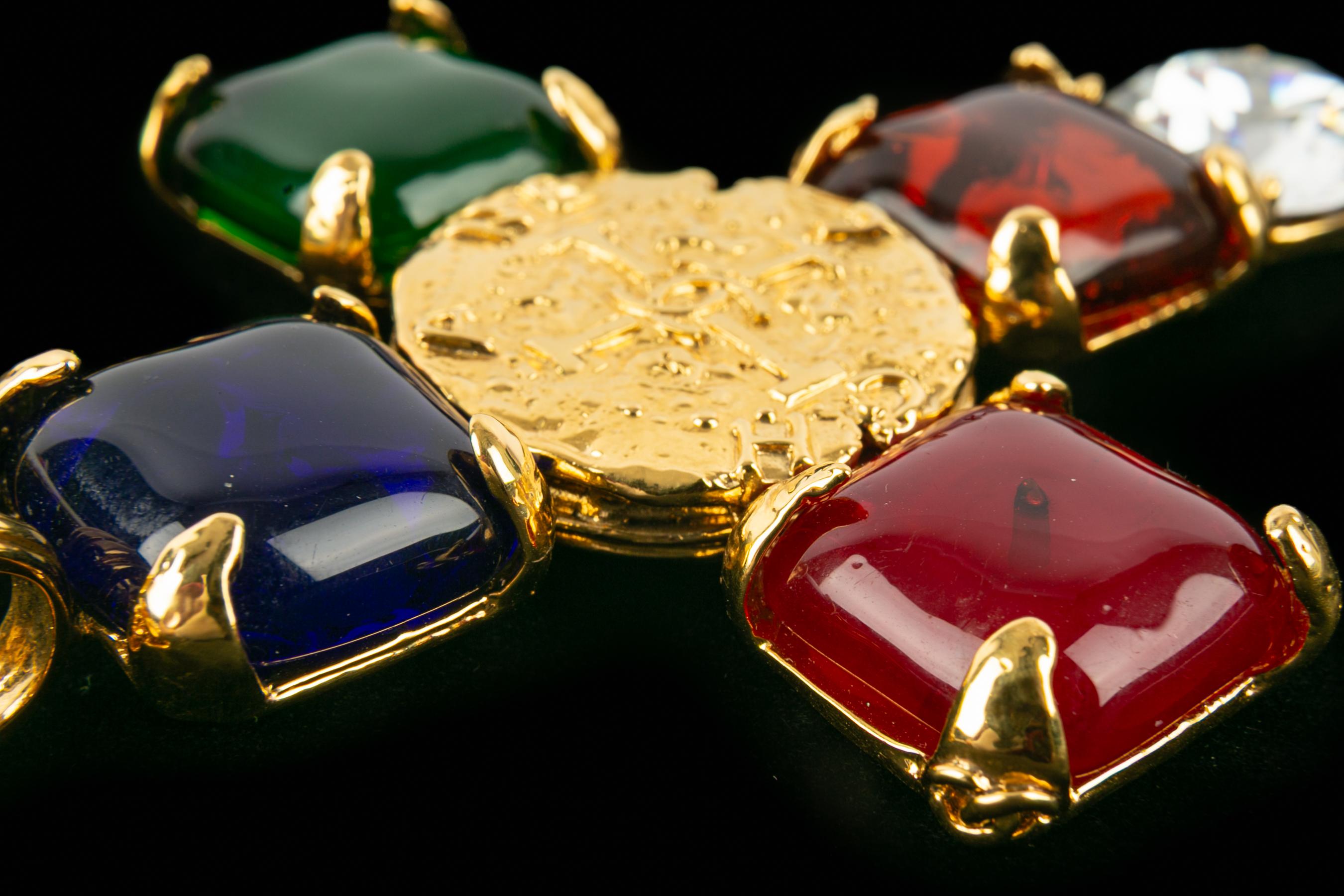 Collana Chanel con croce 1993 in vendita 3