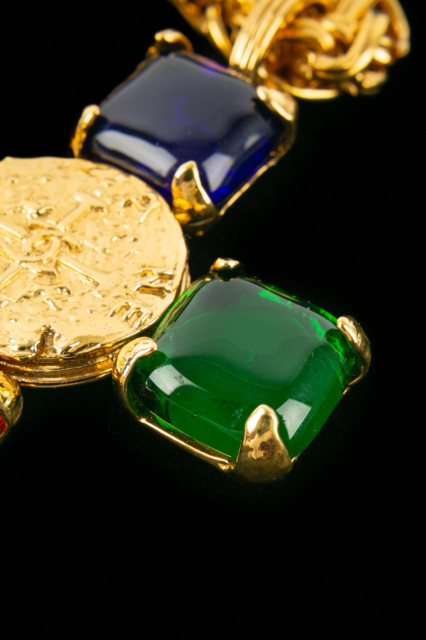 Collana Chanel con croce 1993 in vendita 4