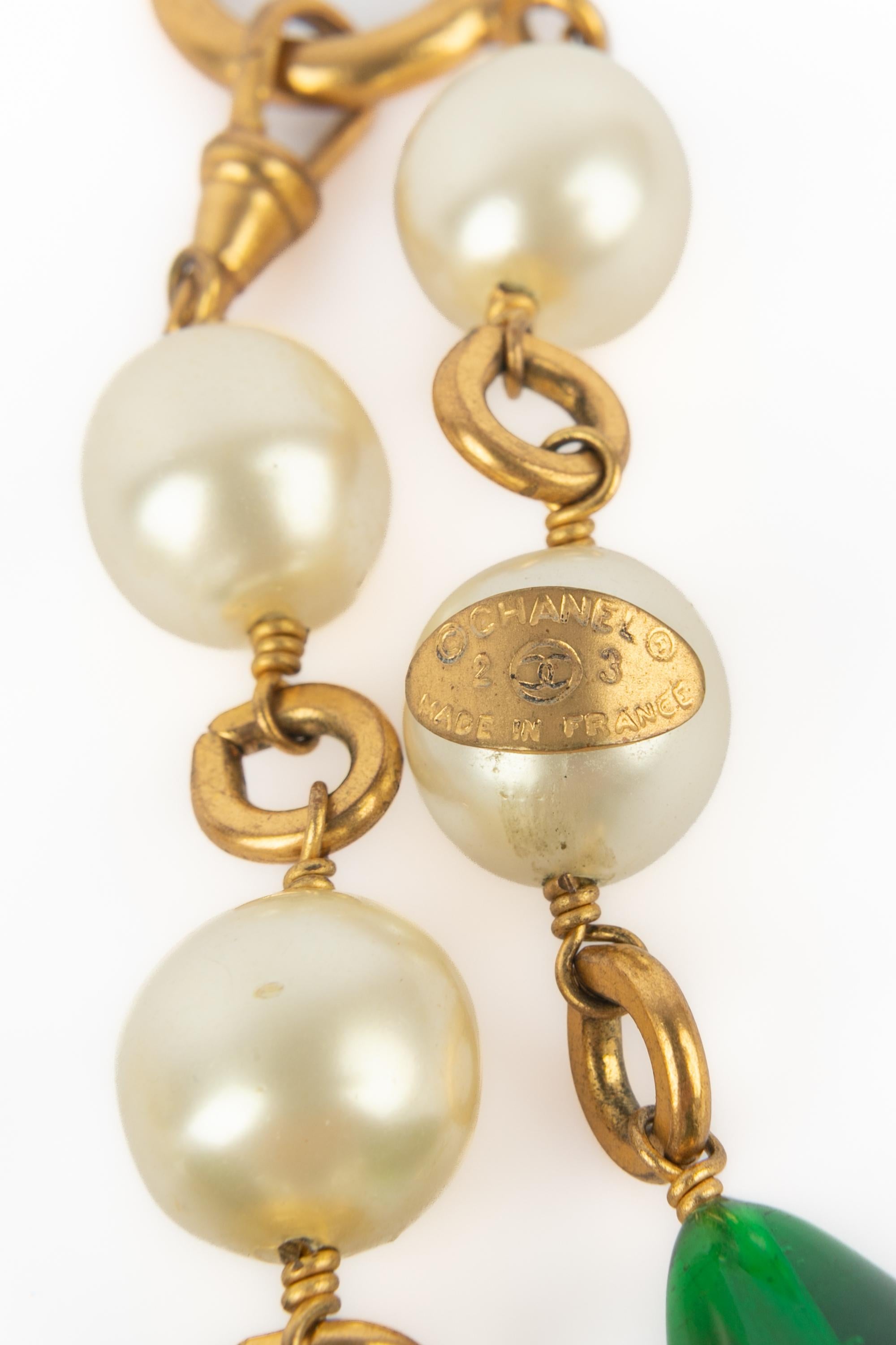 Chanel cross necklace 1994 For Sale 3