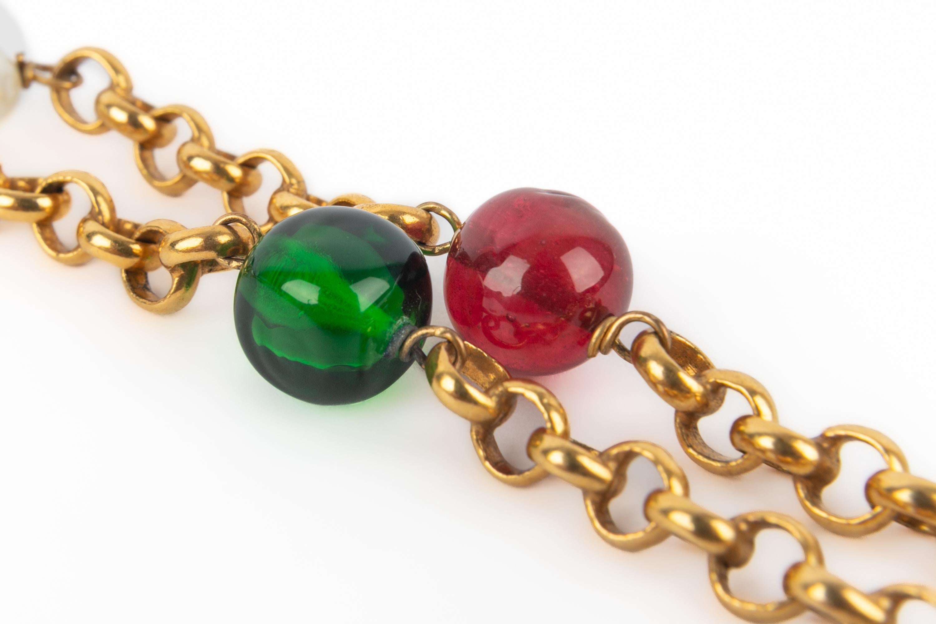 Chanel cross necklace 1994 For Sale 4