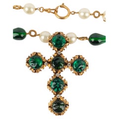 Vintage Chanel cross necklace 1994