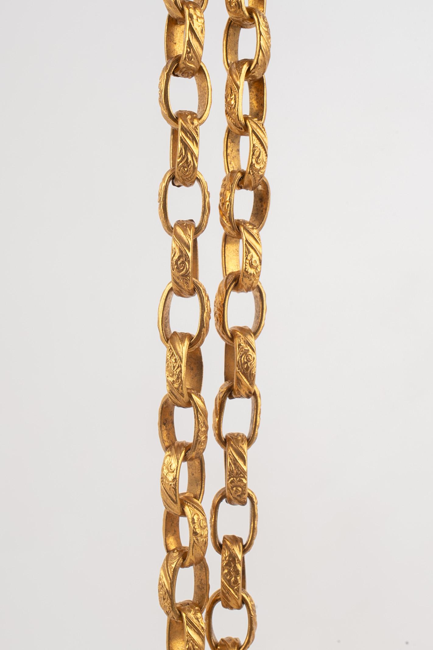 Collana con croce di Chanel (attribuita a) in vendita 7