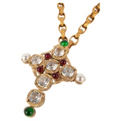 Chanel cross necklace (attributed to)