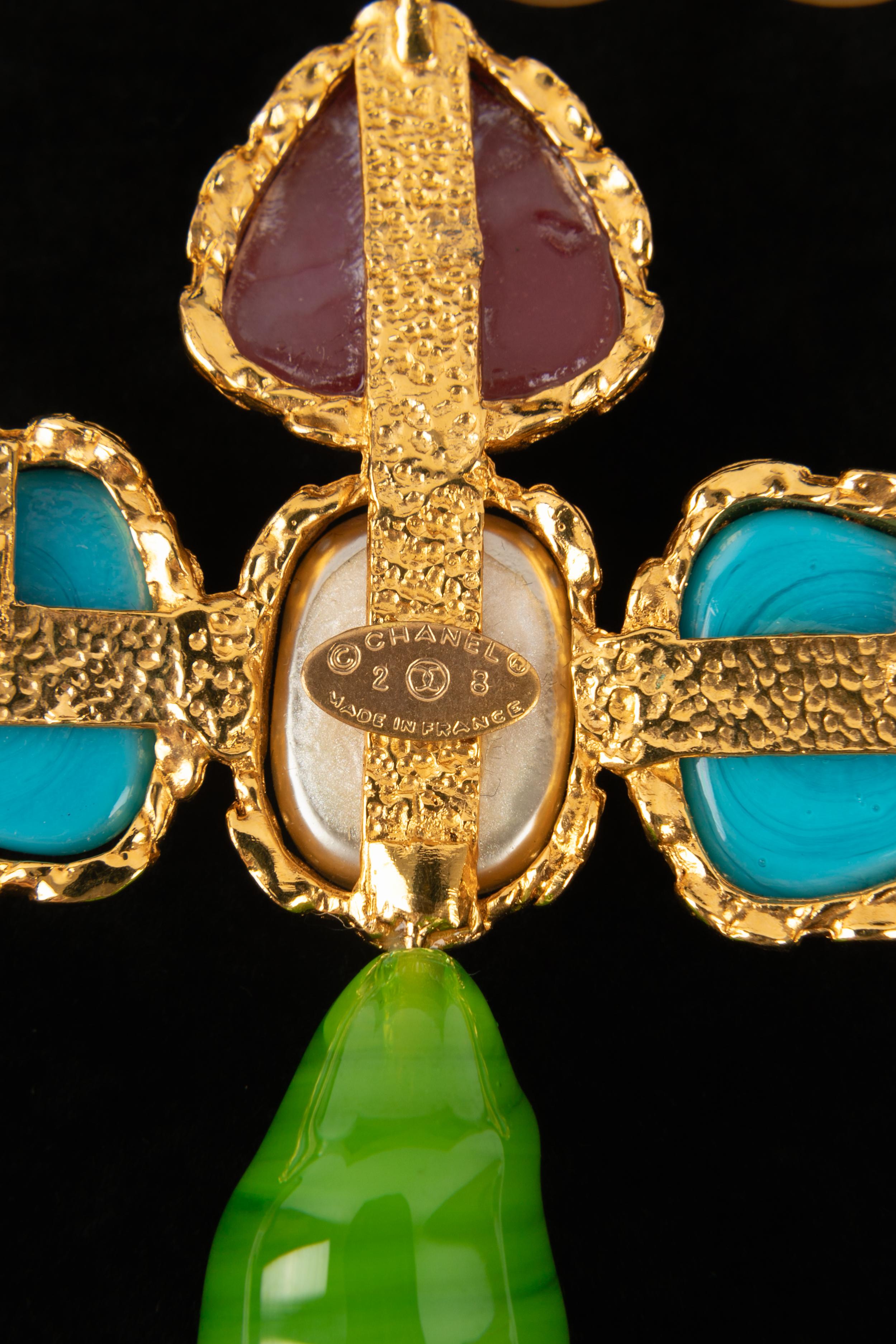 Chanel cross necklace For Sale 8