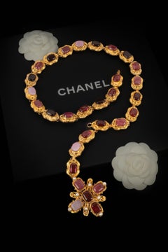 Chanel cross necklace Haute Couture