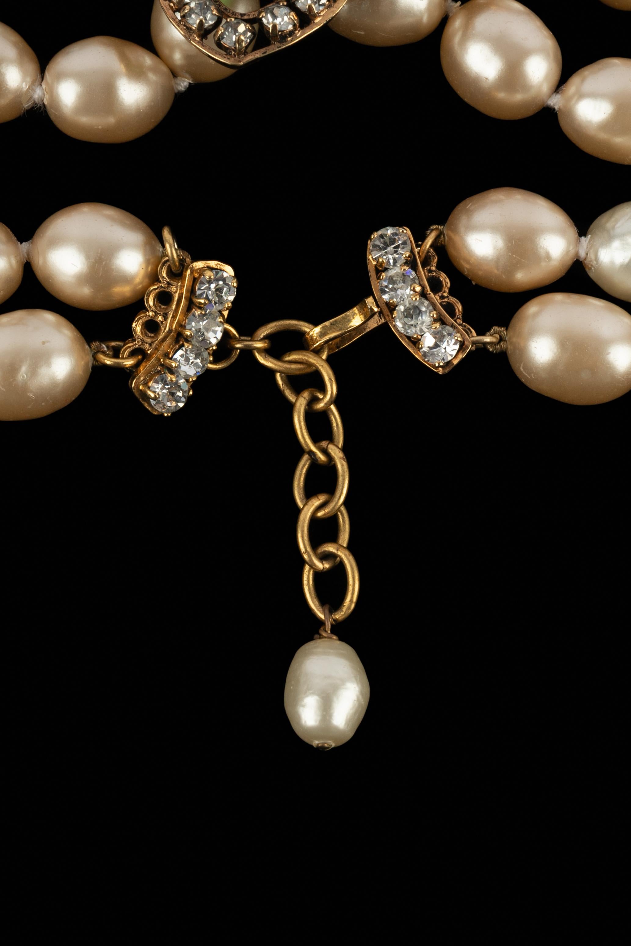 Chanel cross necklace Haute Couture For Sale 1