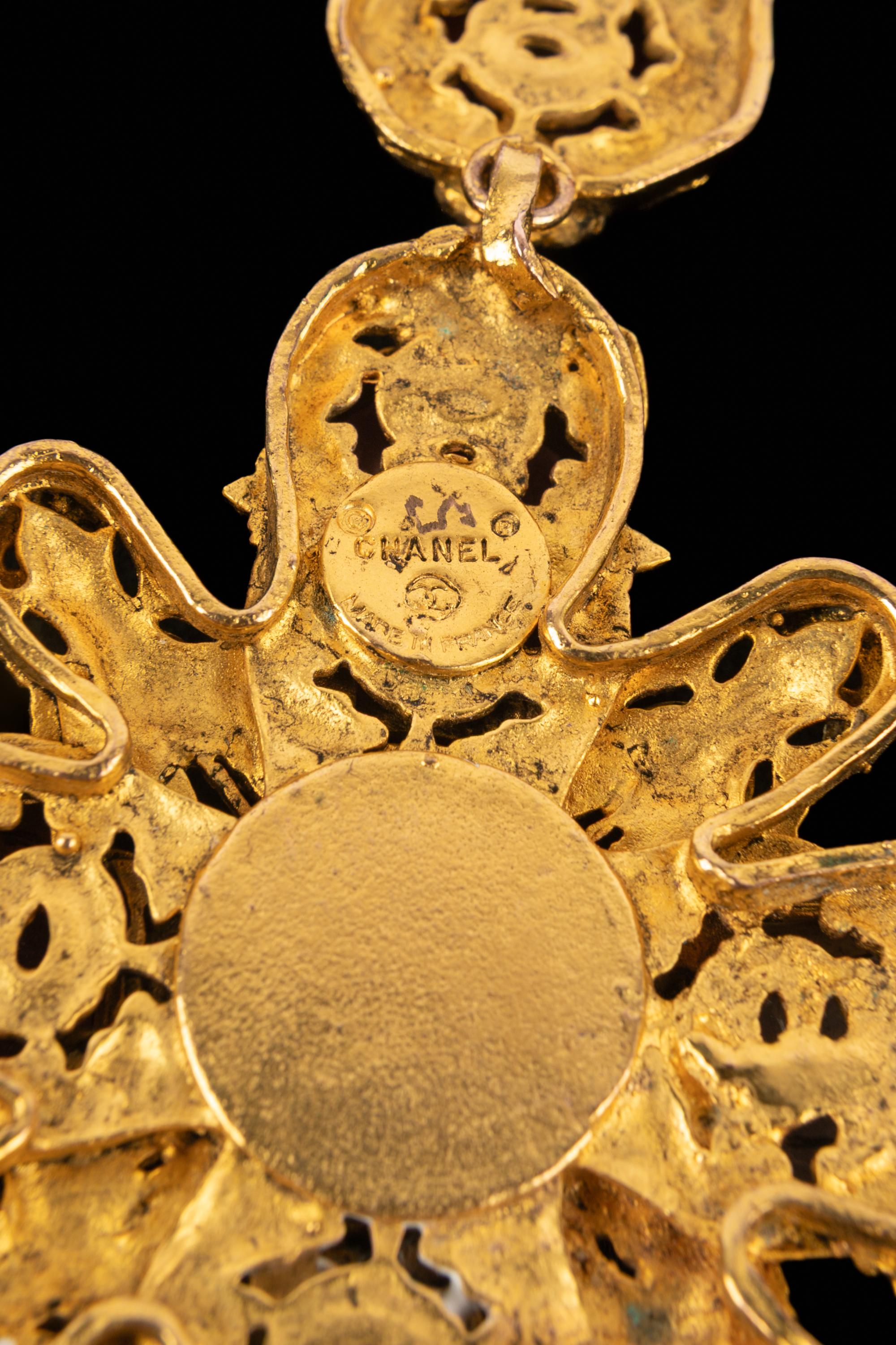 Chanel collana con croce Haute Couture in vendita 5