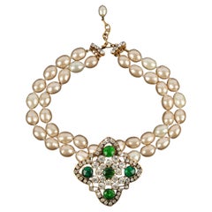 Chanel cross necklace Haute Couture