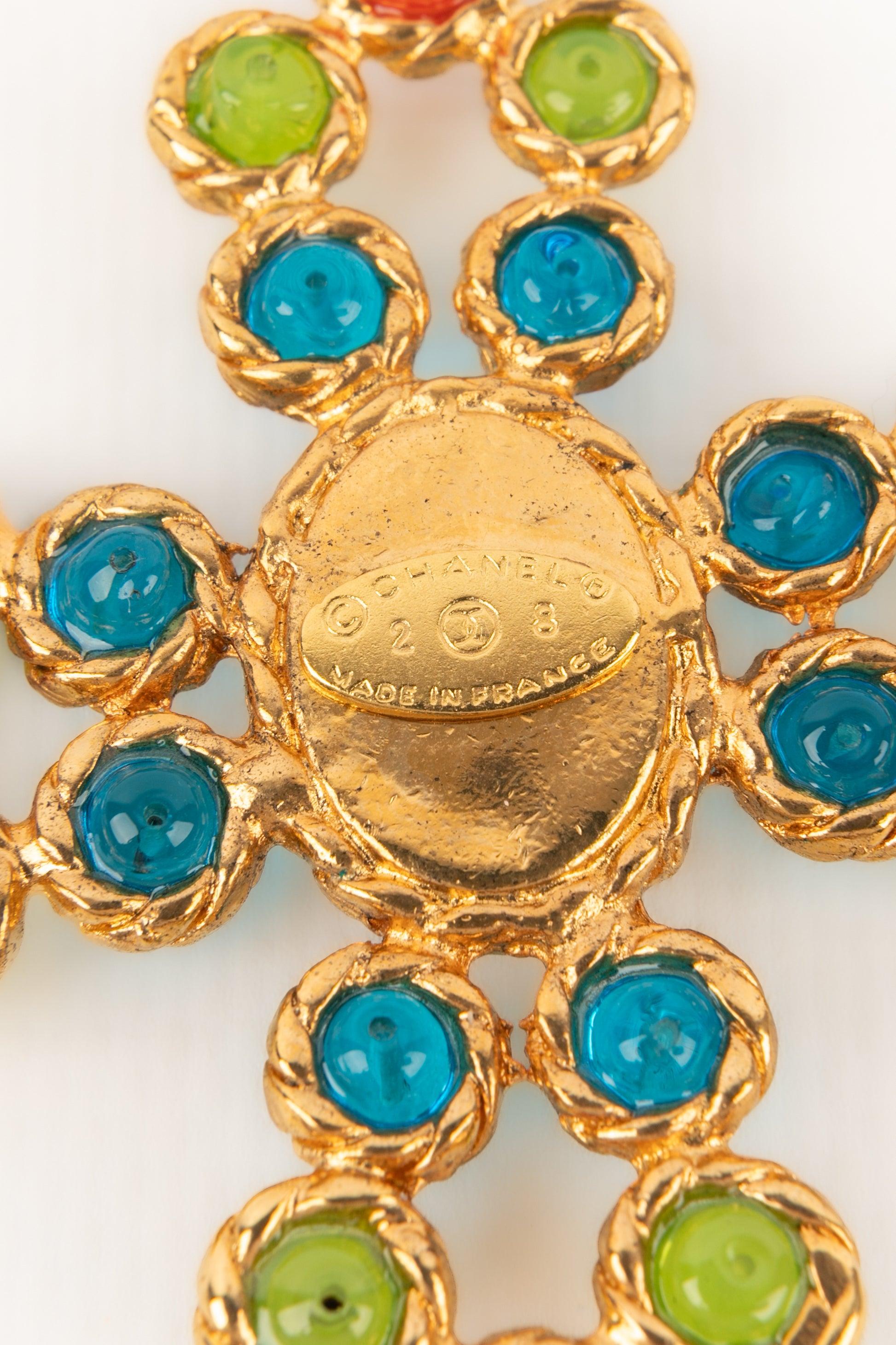 Chanel Cross Necklace with Cross Pendant, Early 1990s 5