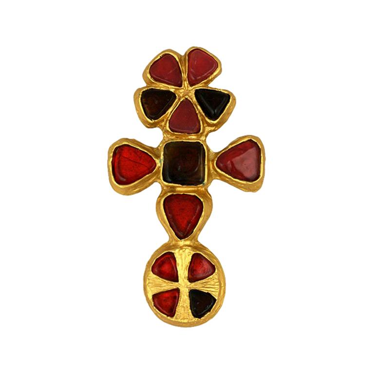 Chanel Cruciform Byantine Brooch, Property of Coco Chanel For Sale