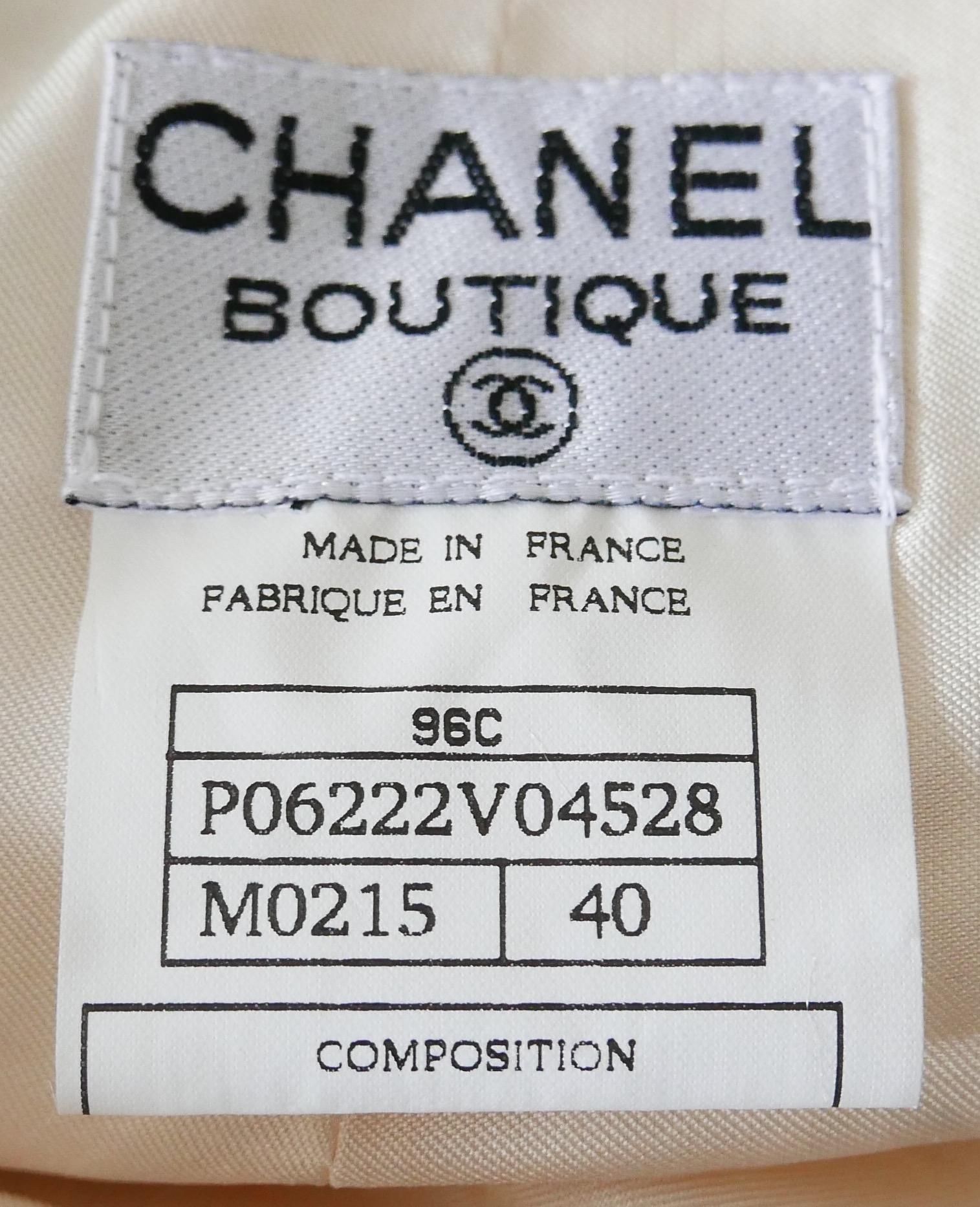 Chanel Cruise 1996 96C Fantasy Tweed Jupe en vente 1