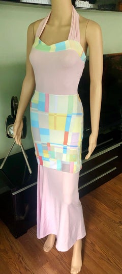 Chanel Cruise 1999 Vintage Bodycon Maxi Dress