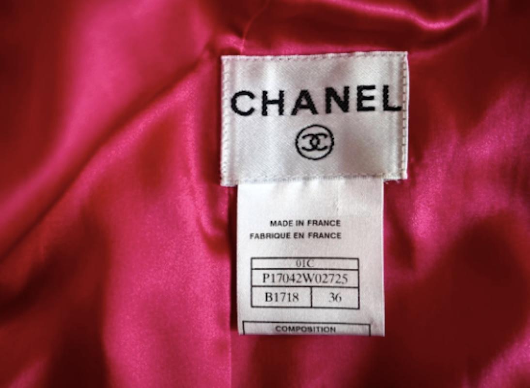 Chanel Cruise 2001 Hot Pink Crushed Velvet Mini Dress 3