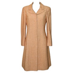 Chanel Cruise 2001 Peach Tweed Coat