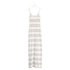 Chanel Cruise 2009 Fine Knit Frilled Maxi Slip Dress