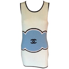 Chanel Cruise 2009 Runway Logo Cashmere Mini Dress